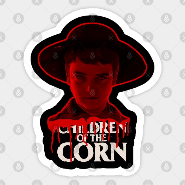 Isaac Children of the Corn Horror Fan Art Sticker by darklordpug